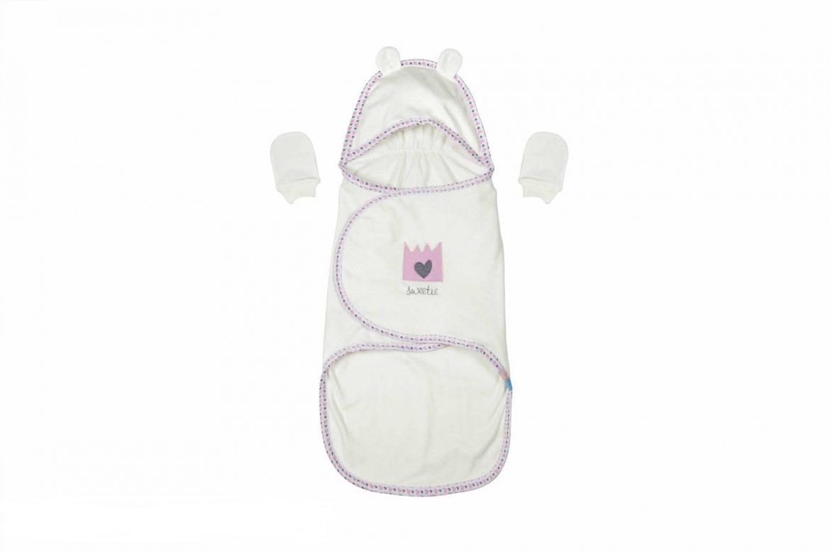 قنداق چسبى قلب صورتى سوئیت رزبرن little sweetie-girl