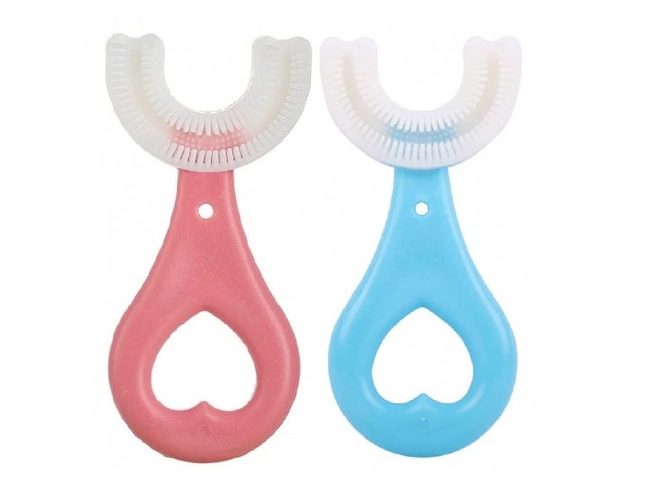 مسواک سیلیکونی چرخشی کودک