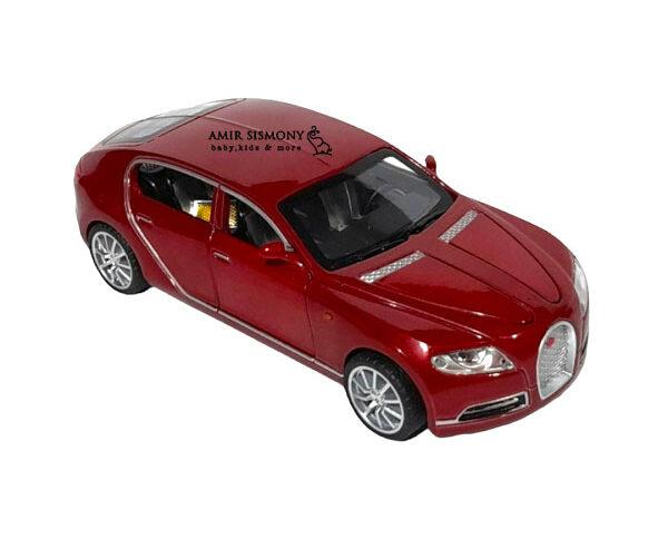 ماشين بوگاتی قدرتی قرمز bugatti
