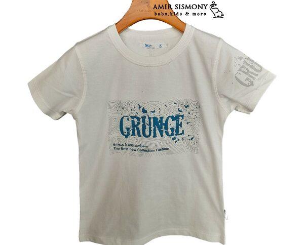 تیشرت بچگانه سفید طرح