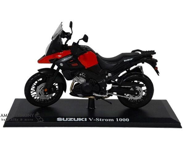 ماکت موتور سوزوکی قرمز suzuki V strom 1000 maisto
