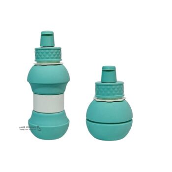 قمقمه سیلیکونی تاشو 550 میل