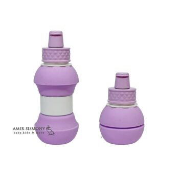 قمقمه سیلیکونی تاشو 550 میل