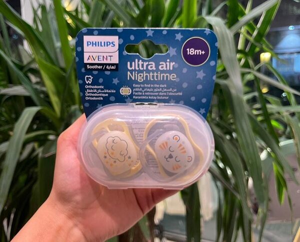 پستانک اونت طرح ببر و ابر +18 ماه avent