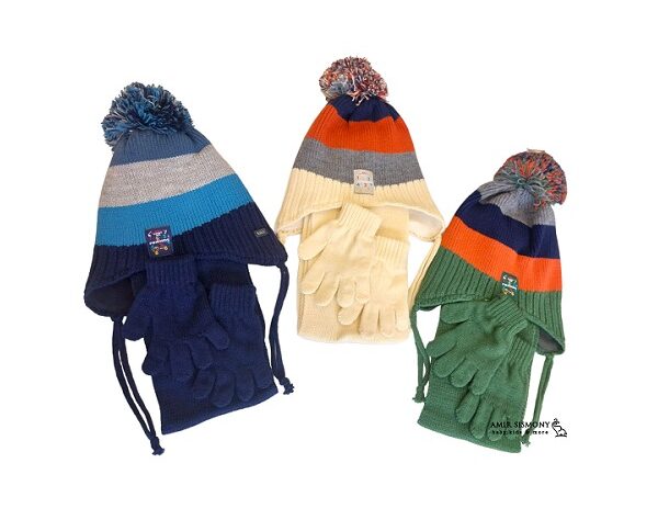 ست کلاه و شال و دستکش بچگانه