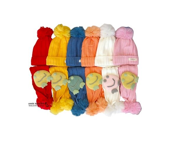 کلاه و شالگردن فانتزی بچگانه