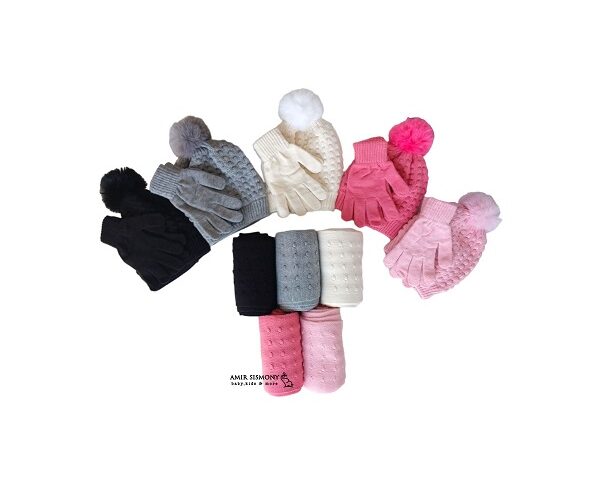 کلاه و شال و دستکش KITTI