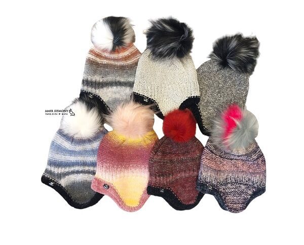 کلاه روگوشی بافت بچگانه