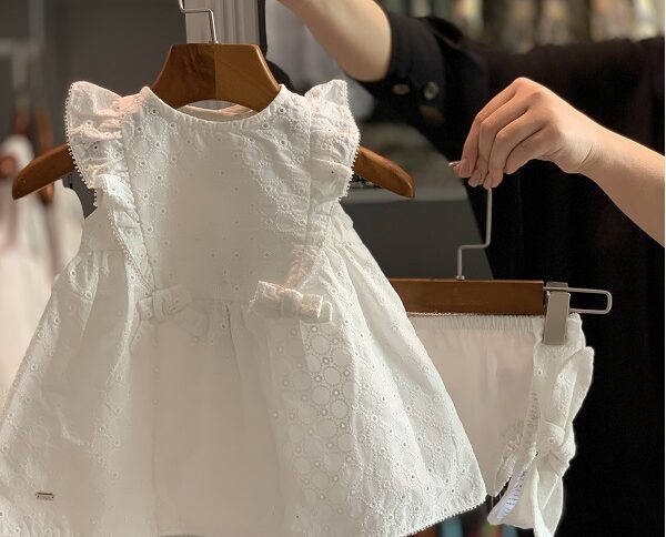 پیراهن دخترانه گلشن ایندیگو