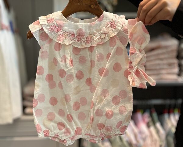 رامپر دخترانه مدل توپ توپی ایندیگو