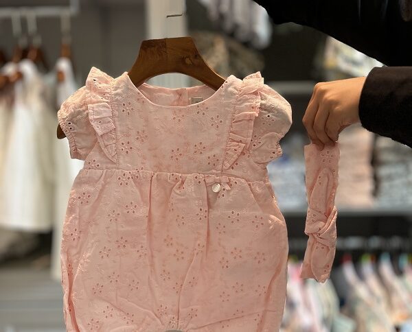 رامپر صورتی دخترانه ایندیگو