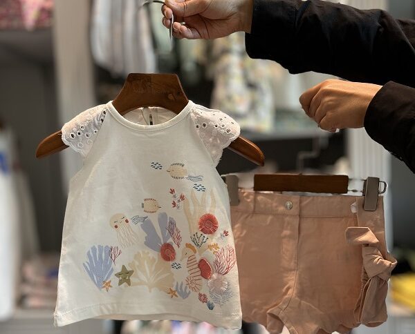 تیشرت شورت دخترانه مرجان ایندیگو