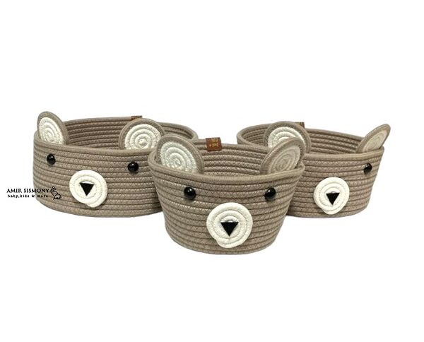 سبد بهداشتی گرد طرح خرس