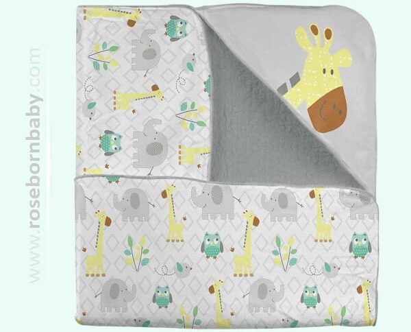 پتو دورپیچ کلاه دار رزبرن BROOKS JUNGLE