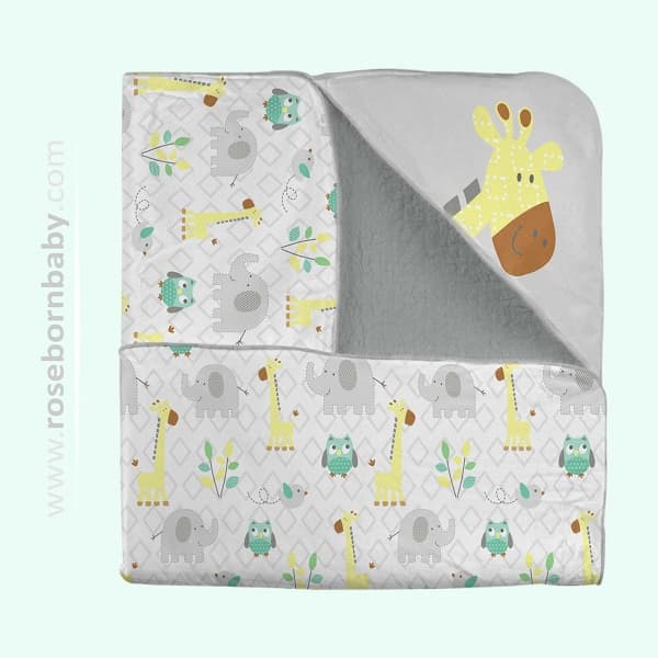 پتو دورپیچ کلاه دار رزبرن BROOKS JUNGLE