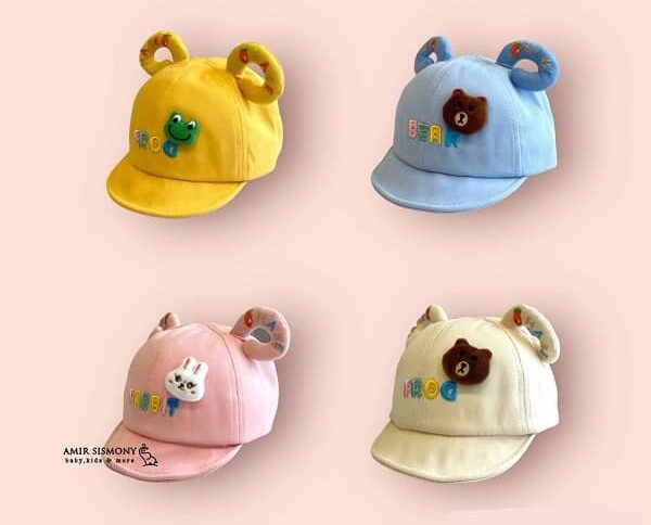 کلاه کپ بچگانه مدل گوش دار
