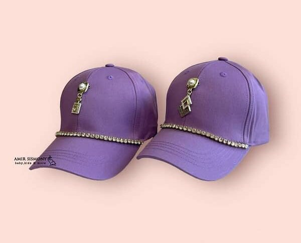کلاه کپ دخترانه آویزدار
