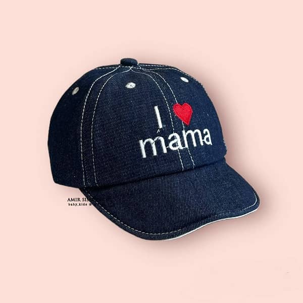 کلاه جین بچگانه ماما پاپا