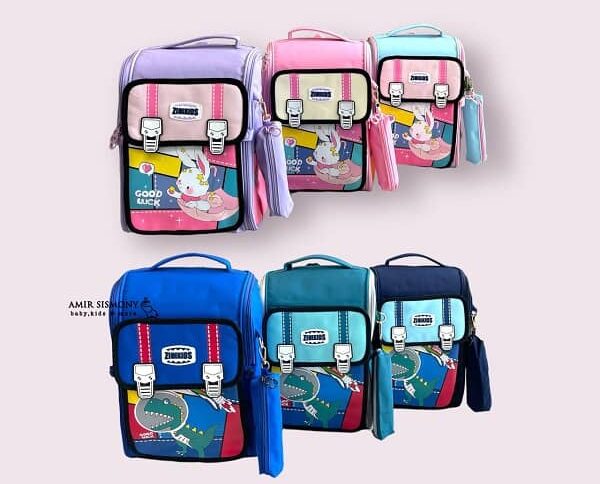کیف صندوقی دبستانی
