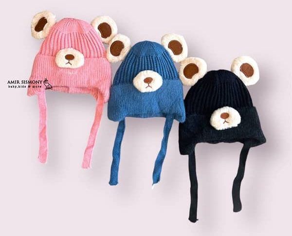 کلاه بچگانه زمستانی گوش دار