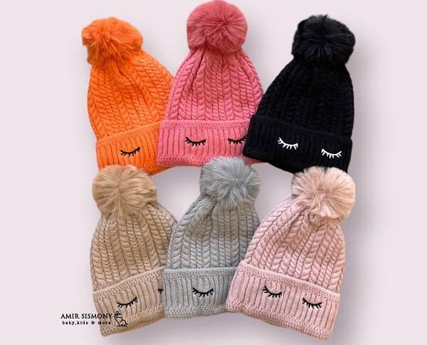 کلاه زمستانی طرح چشمک