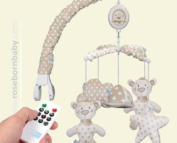 آویز تخت رزبرن طرح teddy bear