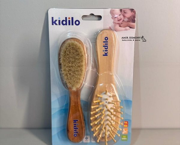 شانه برس چوبی کیدیلو دو عددی