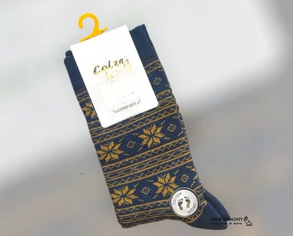 جوراب بافت طرح دار CALZE LAND