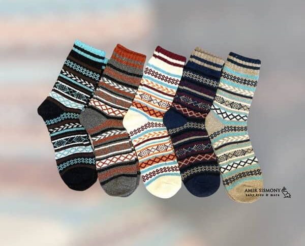 جوراب ساقدار پشمی زمستانه