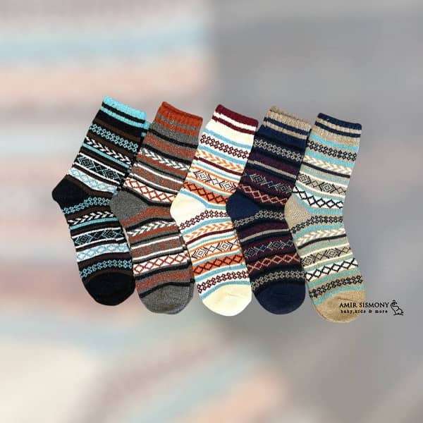 جوراب ساقدار پشمی زمستانه