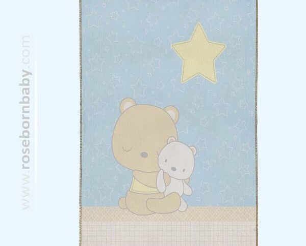پتو نخی رزبرن طرح lovely bear