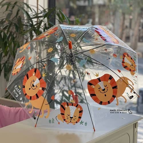 چتر کودک شیشه ای طرح حیوانات چتر کودک شیشه ای طرح حیوانات