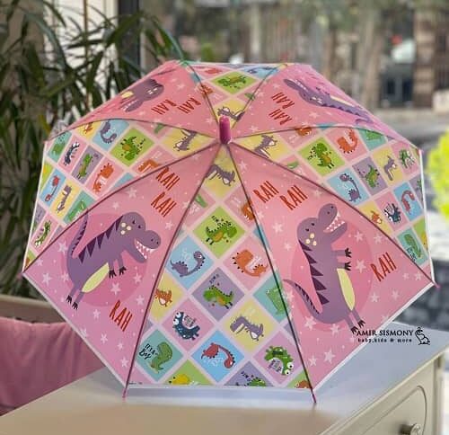 چتر کودک طرح دایناسور