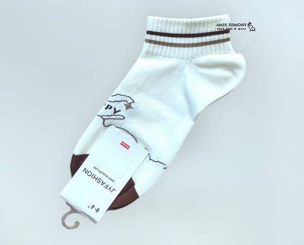 جوراب ساق کوتاه زنانه طرح دار