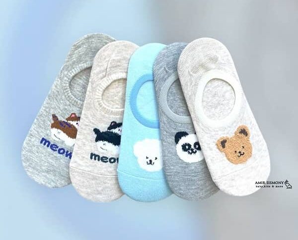 جوراب کالج دخترانه طرح فانتزی