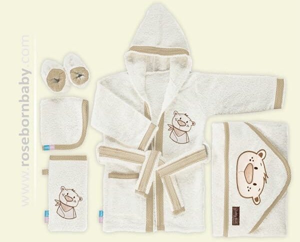 سرویس حوله رزبرن طرح teddy bear