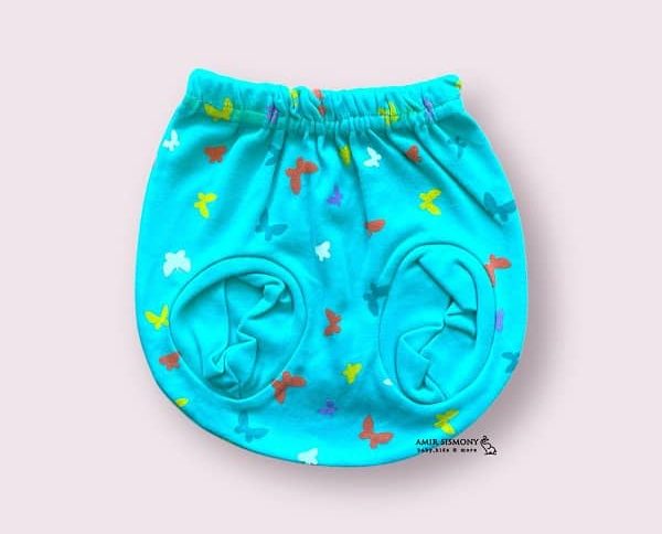 شورت عینکی نوزادی دخترانه طرح پروانه