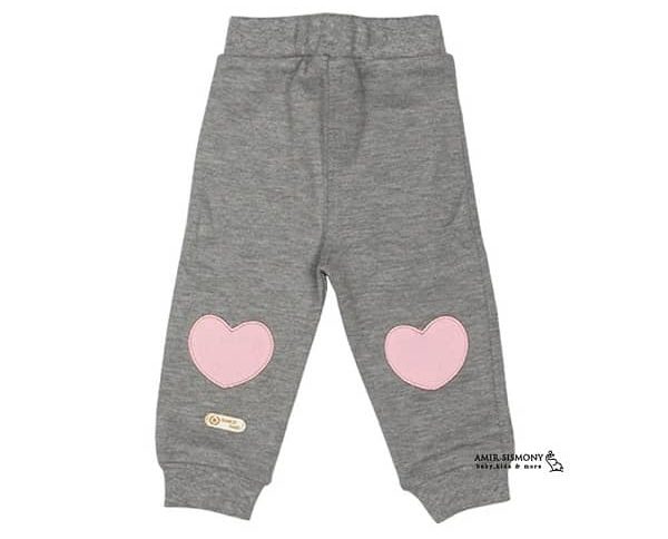 شلوار دخترانه برگ سبز طرح خرگوش تکه دوزی