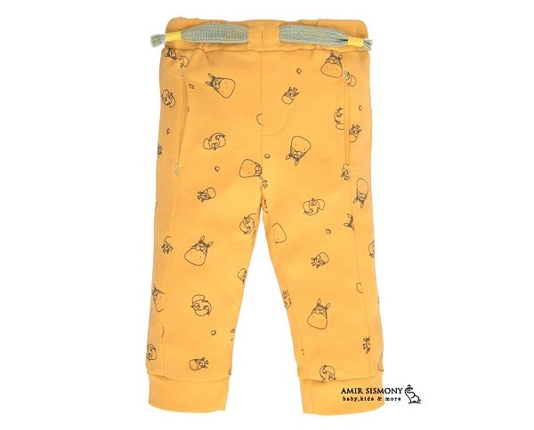 شلوار طرح دار پسرانه نوزادی نیلی طرح ZOO