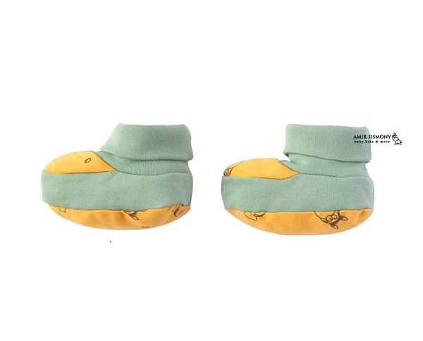 پاپوش نوزادی پسرانه نیلی طرح ZOO