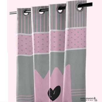 پرده اتاق کودک رزبرن طرح LITTLESWEET_GIRL