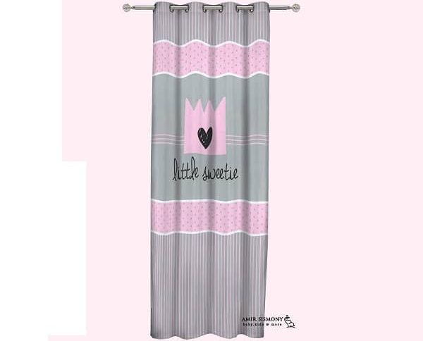 پرده اتاق کودک رزبرن طرح LITTLESWEET_GIRL