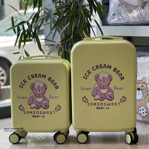 چمدان کودک طرح خرس بستنی ICE CREAM BEAR چمدان کودک طرح خرس بستنی ICE CREAM BEAR