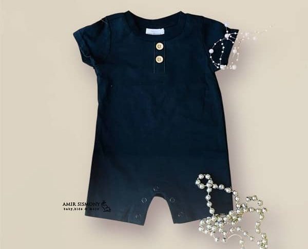 رامپر نوزادی پسرانه رنگی MIMI THREADS