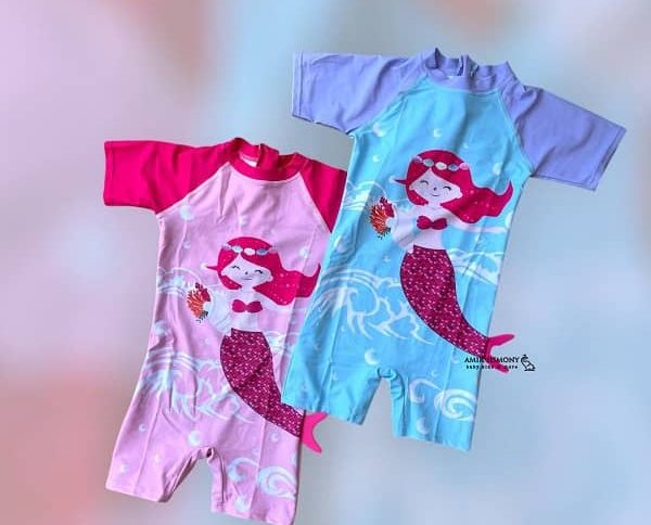 مایو دخترانه یکسره طرح پری دریایی