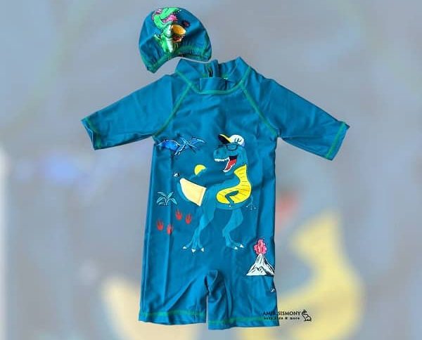 مایو یکسره پسرانه طرح ژوراسیک