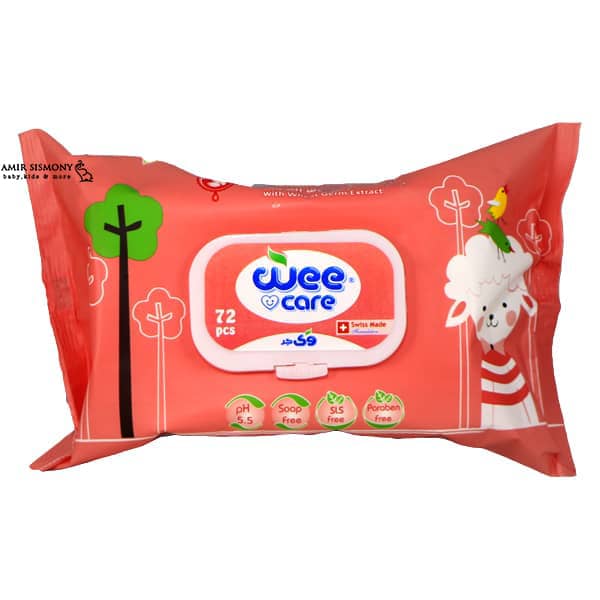 دستمال مرطوب وی کر حاوی روغن بادام