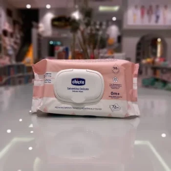دستمال مرطوب درب دار چیکو 72 عددی