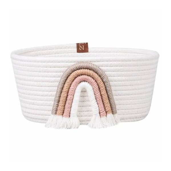 سبد اکسسوری بزرگ طرح رنگین کمان isiz