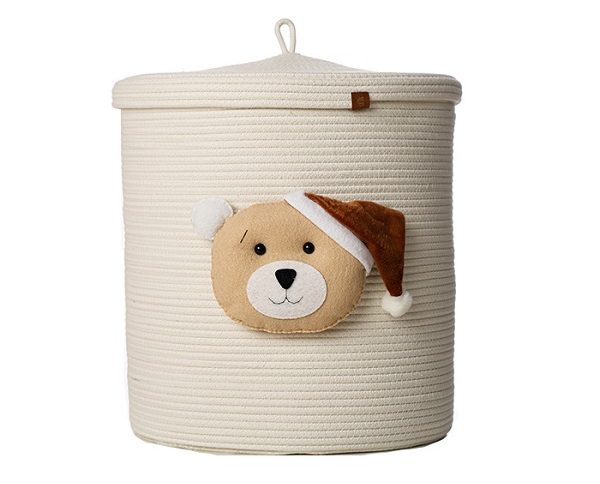 سبد بزرگ درب دار طرح تدی isiz